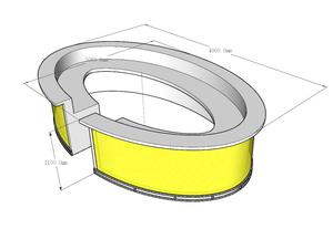 Nhà Cung Cấp Được Xác Minh Đồ Nội Thất Sang Trọng Nhà Hàng Quầy <span class=keywords><strong>Bar</strong></span> Nhà Bếp Với Ghế Đẩu Và Ghế - Product Image 4