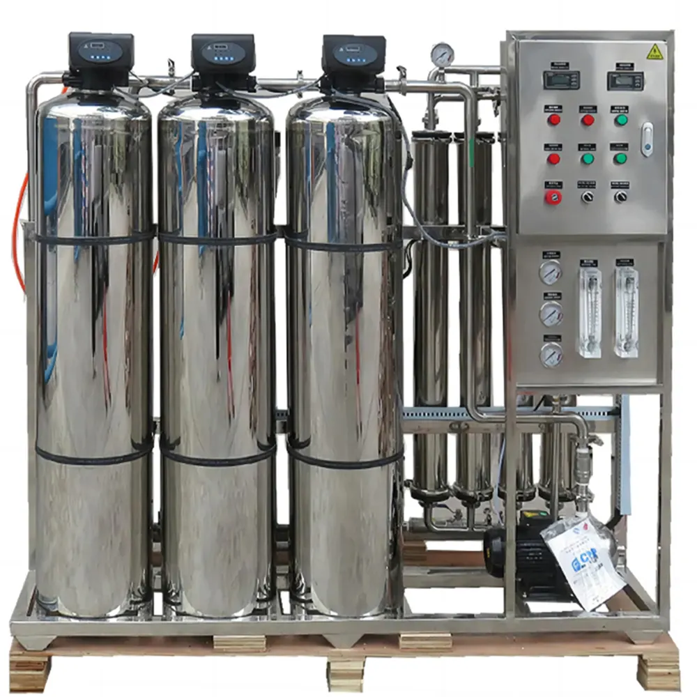 Sistema de Osmose Reversa Residencial Automática 1000Lph Filtro Amaciador de Água Equipamento de dessalinização de água doméstica