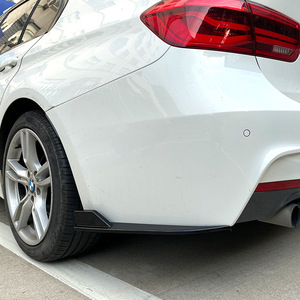 Bmw Rear Corner Exterior Decal Piano Black Carbon Fiber Texture PP Material Double Sided Tape Installation - Product Image 4