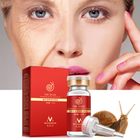 Essence d'escargot Meiyanqiong 100% acide hyaluronique liquide, essence éclaircissante pour les taches, réduit les pores, ampoule anti-acné, essence régénérante