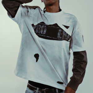 เสื้อยืดแขนยาวถักสองชั้น ระบายอากาศได้ดี ทรงปกติ ผ้าฝ้าย สไตล์สตรีทเท่ๆ สำหรับผู้ชาย ยี่ห้อ KingSen - Product Image 1