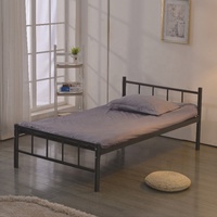 Hochwertiges und preisgünstiges modernes, verstellbares, langlebiges Eisenplatten-Einzelbett/Doppelbett in Voll-/Twin-Größe