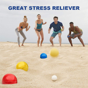 Set di <span class=keywords><strong>Bocce</strong></span> da 100mm Dimensioni e Peso Regolamentari con 8 Palle in Resina Boules De Petanque Set di <span class=keywords><strong>Bocce</strong></span> - Product Image 5