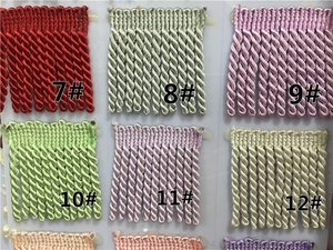 Frangia in Bullion di Alta Qualità OEM ODM, 10CM, Vari Colori, per Tessuti d'Arredamento - Product Image 5