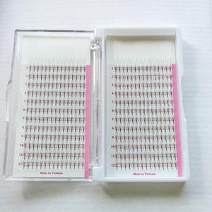 Propre marque de haute qualité 12 lignes/plateaux 3D Extensions de cils plats synthétiques facile à la main 0.15mm prix de beauté compétitifs - Product Image 4