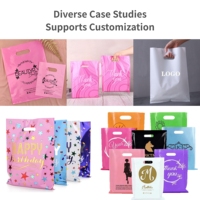Sacs Cabas Réutilisables Écologiques Imprimés sur Mesure avec Poignées, Sacs de Transport en Plastique Personnalisés avec Logo