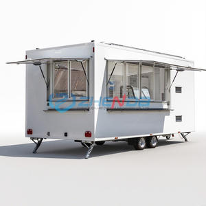 شاحنة طعام سريع للبيع مجهزة بالكامل لبيع الآيس كريم والقهوة والهوت دوج والشواء - Product Image 2