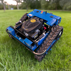 Track Remote Control Smart <strong>Lawn</strong> <strong>Mower</strong> 196cc 15HP Model Shandong Farming Forestry Orchard Self-propelled Weeding - Product Image 4