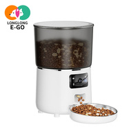 Offre Spéciale Distributeur Intelligent pour Animaux de Compagnie 4L avec WiFi, Caméra, Enregistrement Vocal et Bol en Acier Inoxydable pour Chats et Chiens à Domicile