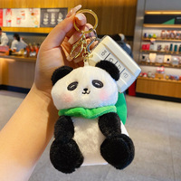 Porte-clés en peluche ours populaire, pendentif de sac créatif en forme d'ours mignon, jouet en peluche ours en peluche pour enfants et adultes