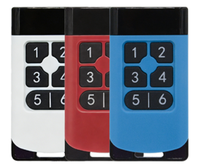 Télécommande à code roulant HCS301 à 6 touches 433M, vente directe d'usine de télécommandes pour portes de garage