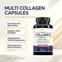 Capsules de collagène pour les cheveux et les ongles, favorisent des cheveux plus forts, des ongles plus ferme et une peau éclatante, formule de beauté quotidienne