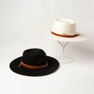 Chapeau Fedora Unisexe en Laine X1260 avec Décoration en Velours et Tissu Laineux Délicat – Chapeau Jazz Décontracté en Feutre Tendance - Product Image 6