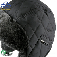 Casquettes d'hiver en peluche Leifeng personnalisées avec logo pour hommes, imperméables, promotionnelles, pour activités de plein air – Vente en gros directe usine