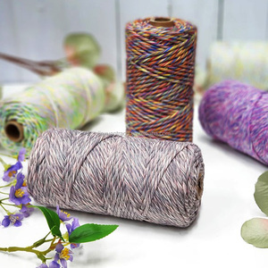 Colliers et cordes en macramé, cordes de tissage spéciaux en Fiber, bricolage artistique, 4MM, 50 m - Product Image 3
