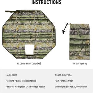 <span class=keywords><strong>NEEWER</strong></span> PB019 Housse de pluie pour appareil photo XL Large Imperméable Housse de protection pour appareil photo reflex numérique - Product Image 3