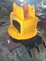 Aimant électromagnétique hydraulique monté sur excavatrice SLN 10-15 tonnes, à forte aspiration, pour la démolition, les déchets, le recyclage des ferrailles