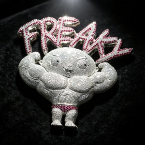 Colgante de pan duro con diseño de dibujos animados personalizado, diamante de moissanita VVS, pasa el probador de diamantes, chapado en oro, plata de ley 925, estilo Hiphop - Product Image 1