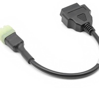 Motorrad OBD2 Adapter kabel 6PIN Kompatibel mit Kawasaki Diagnose scanner
