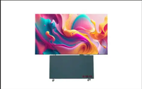 Écran LED motorisé pliable 3 volets 116 pouces 1080P P1.25 GOB avec revêtement 4K HD pour publicité cinéma et exposition