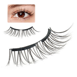 Pestañas Magnéticas 3D Reutilizables de Etiqueta Privada al por Mayor, Pestañas Postizas Magnéticas Naturales y Suaves con Aplicador - Product Image 1