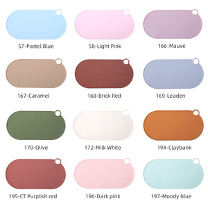 Thân Thiện Với Môi Thăng Hoa Không Trượt In Bắc Âu Trẻ Em Vòng Giáng Sinh Bàn Ăn Đặt Thảm Silicone Placemat Set Với Coaster - Product Image 5