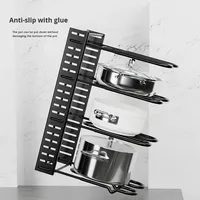 Meilleures ventes : Étagère de rangement pour casseroles pliable et autoportante, 5 niveaux, pour cuisine moderne