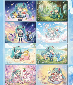 Offre Spéciale : Cartes de Collection Artistiques PGu Pokémon et Vocaloid <span class=keywords><strong>Star</strong></span> Princess <span class=keywords><strong>Saga</strong></span> – Cartes à Jouer Édition Limitée – Cadeaux Surprise - Product Image 6