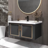 Grande table de maquillage d'angle avec miroir LED et éclairage linéaire inclus, écologique