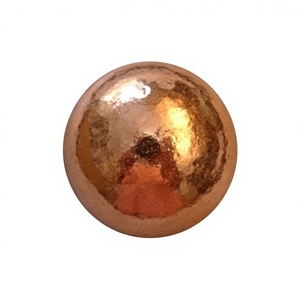 Antique Creations Vintage Handmade Copper Polished Hammered <b>Sphere</b> Luxury Decorative Ornament Christmas Gift Item - Product Image 1