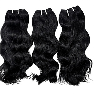 Tenemos Extensiones de Cabello Humano 100% Natural Sin Procesar Genius Weft con Puntas Muy Gruesas y Saludables a Precio de Fábrica al por Mayor - Product Image 1