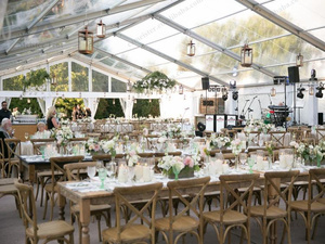 Grandes Tentes Transparents en Aluminium pour Mariages et Événements, Capacité 300 Personnes - Product Image 5