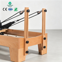 Reformer Pilates en hêtre pour studio de yoga et de Pilates, documents de douane complets pour distributeur en gros