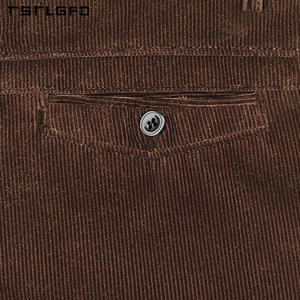 Custom High Quality Vintage <strong>Classic</strong> <strong>Men's</strong> <strong>Corduroy</strong> <strong>Trousers</strong> 100% Organic Cotton Straight Luxury Casual <strong>Corduroy</strong> Pants for <strong>Men</strong> - Product Image 5