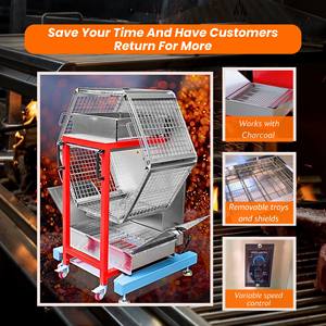 Vale en efectivo <span class=keywords><strong>Josper</strong></span> Korean Table Charcoal Per Interno A Control <span class=keywords><strong>de</strong></span> velocidad <span class=keywords><strong>de</strong></span> gas Bbq Grill Shish Kebab Comercial para restaurante - Product Image 3