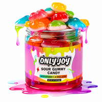 Bonbons liquides au goût de jus de fruits acidulés, viraux sur TikTok, en gros, personnalisables, marque privée, Halal, BRC, snacks