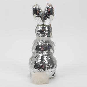 Meichuanghuui горячий Пасхальный кролик баббит украшение на заказ красочный диско Пасхальный подарок Кролик орнамент с бантом для праздника - Product Image 4