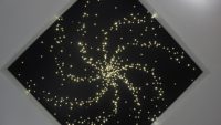 Panneau Acoustique Spesonic Faux Plafond Fibre de Polyester Lumineuse Plafond Étoilé Optique Panneau de Plafond Étoile LED pour Décoration de Théâtre