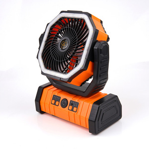 Nuevo Ventilador de Camping para Exteriores con Luz, Control Remoto, Ganchos Dobles, Carga Solar/USB, 8+ Horas de Autonomía, Banco de Energía Portátil de 20000mAh para Auto/RV - Product Image 6
