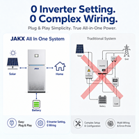 Sistema de Almacenamiento de Energía Solar Integrado ESS de 21 kWh y 11 kW, Sistema de Energía Solar para Balcón con Almacenamiento, Almacenamiento de Energía Doméstico, Inversor, Almacenamiento de Energía para el Hogar