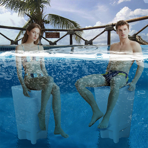 Dans les chaises <span class=keywords><strong>de</strong></span> piscine-Tabourets <span class=keywords><strong>de</strong></span> piscine <span class=keywords><strong>de</strong></span> <span class=keywords><strong>bar</strong></span> <span class=keywords><strong>de</strong></span> 26 pouces pour sous l'eau-Le matériau PE durable est pré-lesté et submersible pour le <span class=keywords><strong>bar</strong></span> ou le <span class=keywords><strong>bord</strong></span> - Product Image 1