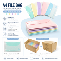 Enveloppes en plastique pour bureau scolaire, pochettes polyvalentes, classeurs format DL/CHECK, enveloppes porte-documents avec poche pour étiquette