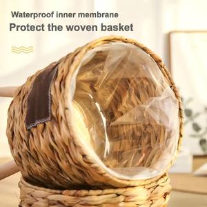 Produits faits à la main paille tissage jardinières d'intérieur support maison jardin <span class=keywords><strong>rotin</strong></span> Pots pot de fleurs support décor à la maison - Product Image 3