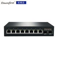 Switch Ethernet Tanpa Manajemen Pabrik Langsung 8*2.5G RJ45 POE +2 *10 Gigabit SFP+ Ports POE Switch DC 48V dalam Switch 2.5g Switch 10Gb