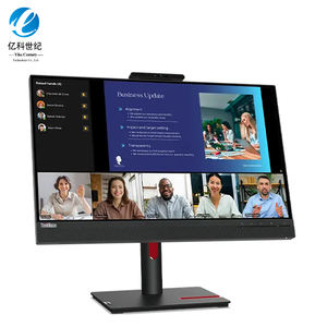 Moniteur d'<span class=keywords><strong>ordinateur</strong></span> portable et de bureau Lenovo ThinkVision T24v-30 23,8 pouces IPS 75 Hz FHD avec caméra HDMI+VGA+DP+USB 99% sRGB - Product Image 2