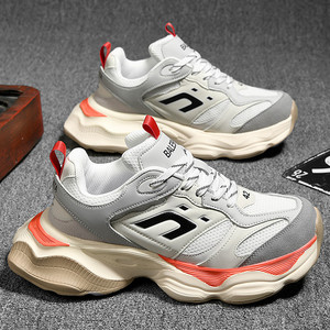 Vente en gros de chaussures de sport décontractées tendance pour hommes avec semelle épaisse et hauteur augmentée Sneaker Chaussures à lacets pour unisexe - Product Image 4