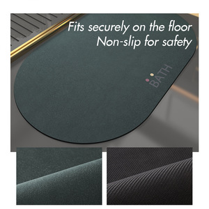 Séchage rapide de l'eau Super absorbant salle de bain <span class=keywords><strong>tapis</strong></span> <span class=keywords><strong>tapis</strong></span> <span class=keywords><strong>tapis</strong></span> de douche <span class=keywords><strong>antidérapant</strong></span> diatomite terre silicium pierre <span class=keywords><strong>tapis</strong></span> de bain pour salle de bain - Product Image 4