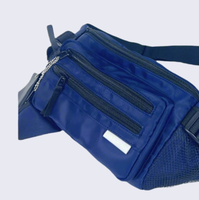 Sac banane multifonctionnel tendance en nylon imperméable pour homme, idéal pour le sport, le cyclisme et les activités de plein air