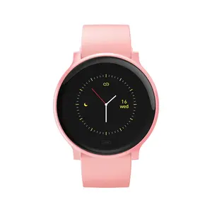 CE RoHS FCC man & woman smart watch IP68 waterproof heart rate blood pressure sport 1.4 inch smartwatch in shenzhen