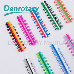 Multiuso per l'igiene orale ortodontica elastici ortodontici O anelli ortodontici legatura lega catena di potenza - Product Image 2